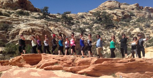 Red Rock Canyon Yoga Hike